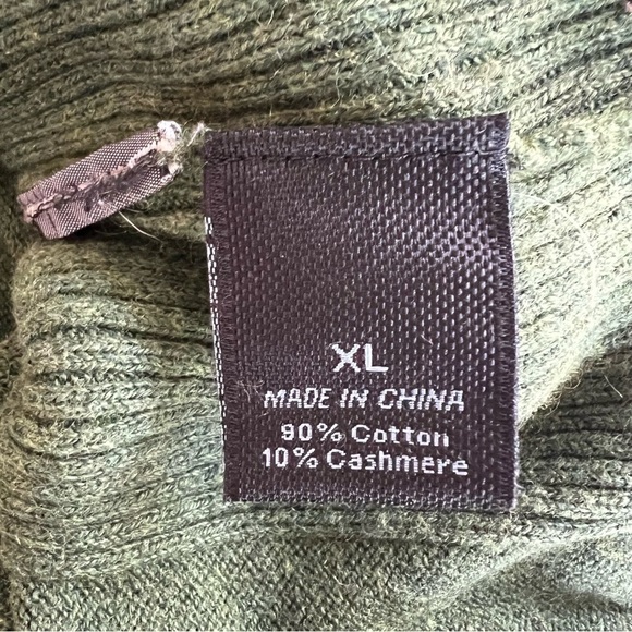 MARC ANTHONY Green Cotton Crew Neck Sweater SZ XL - Picture 5 of 5
